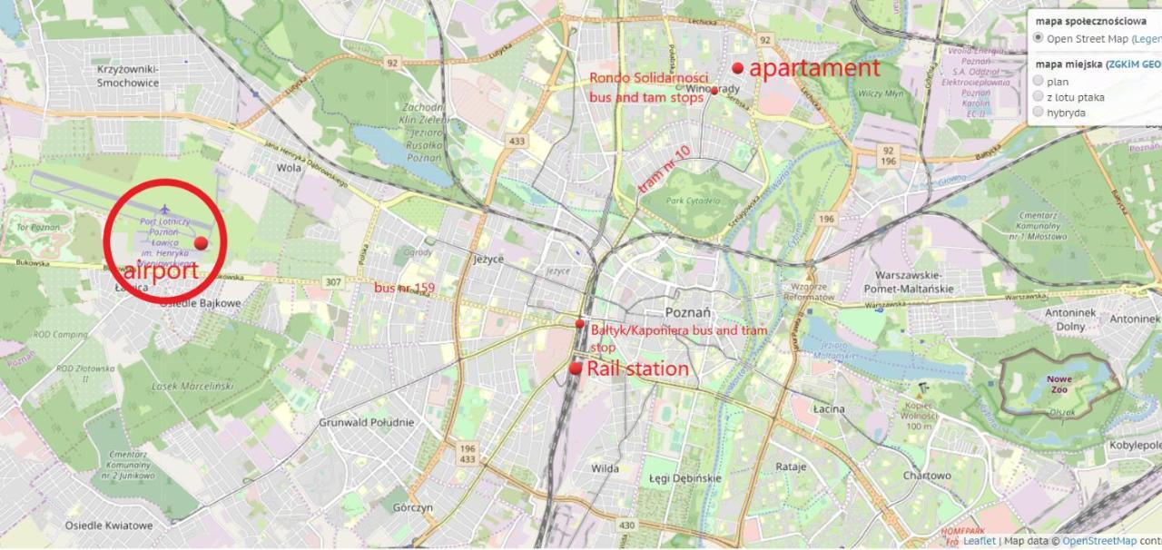 Apartament Paderewski Poznan Dış mekan fotoğraf
